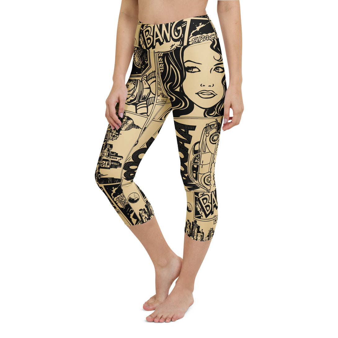 Comic Bang Yoga Capris
