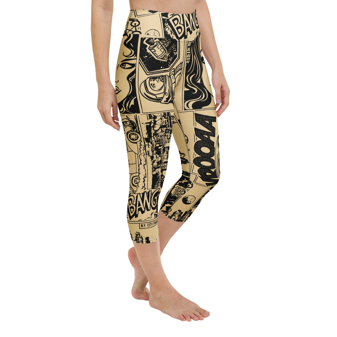 Comic Bang Yoga Capris