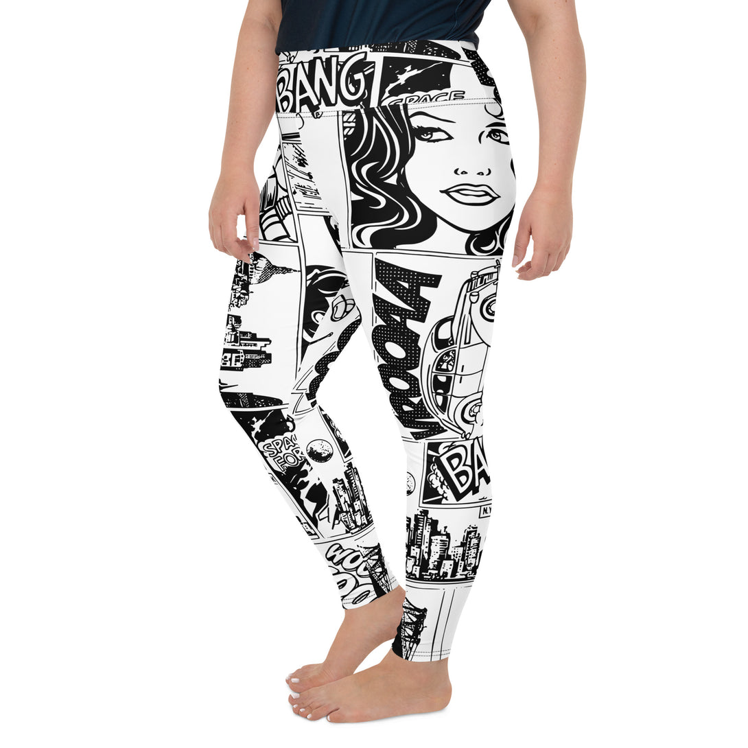 Comic Bang Plus Size Leggings