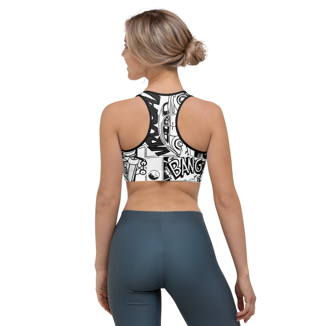 Comic Bang Sports Bra