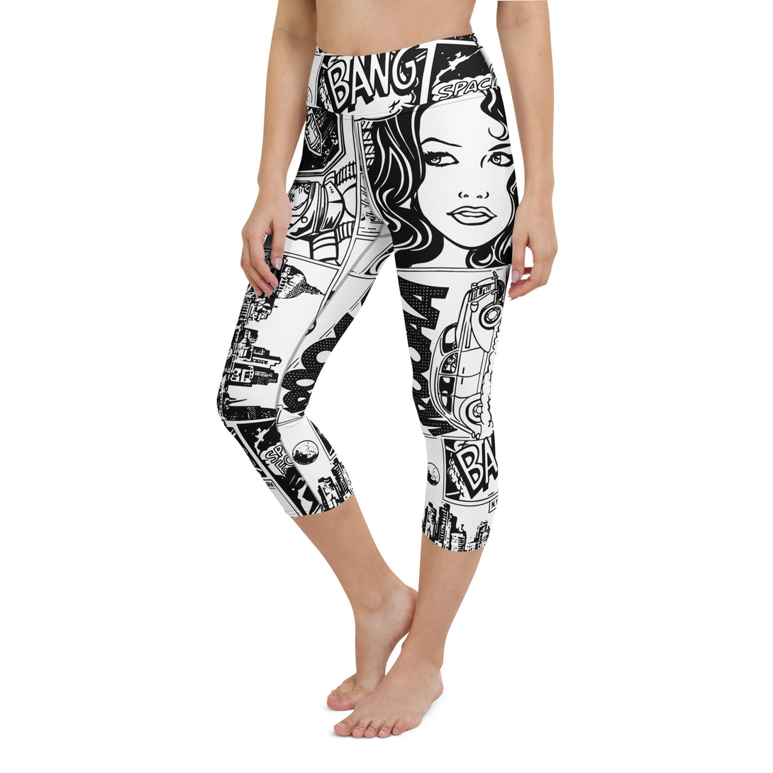 Comic Bang Yoga Capris