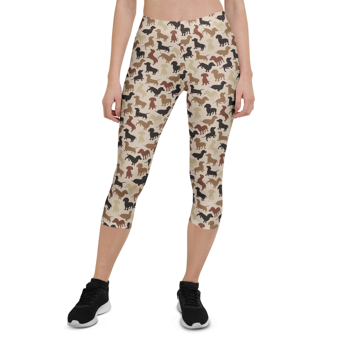 Dachshund Patrol Camo Capris