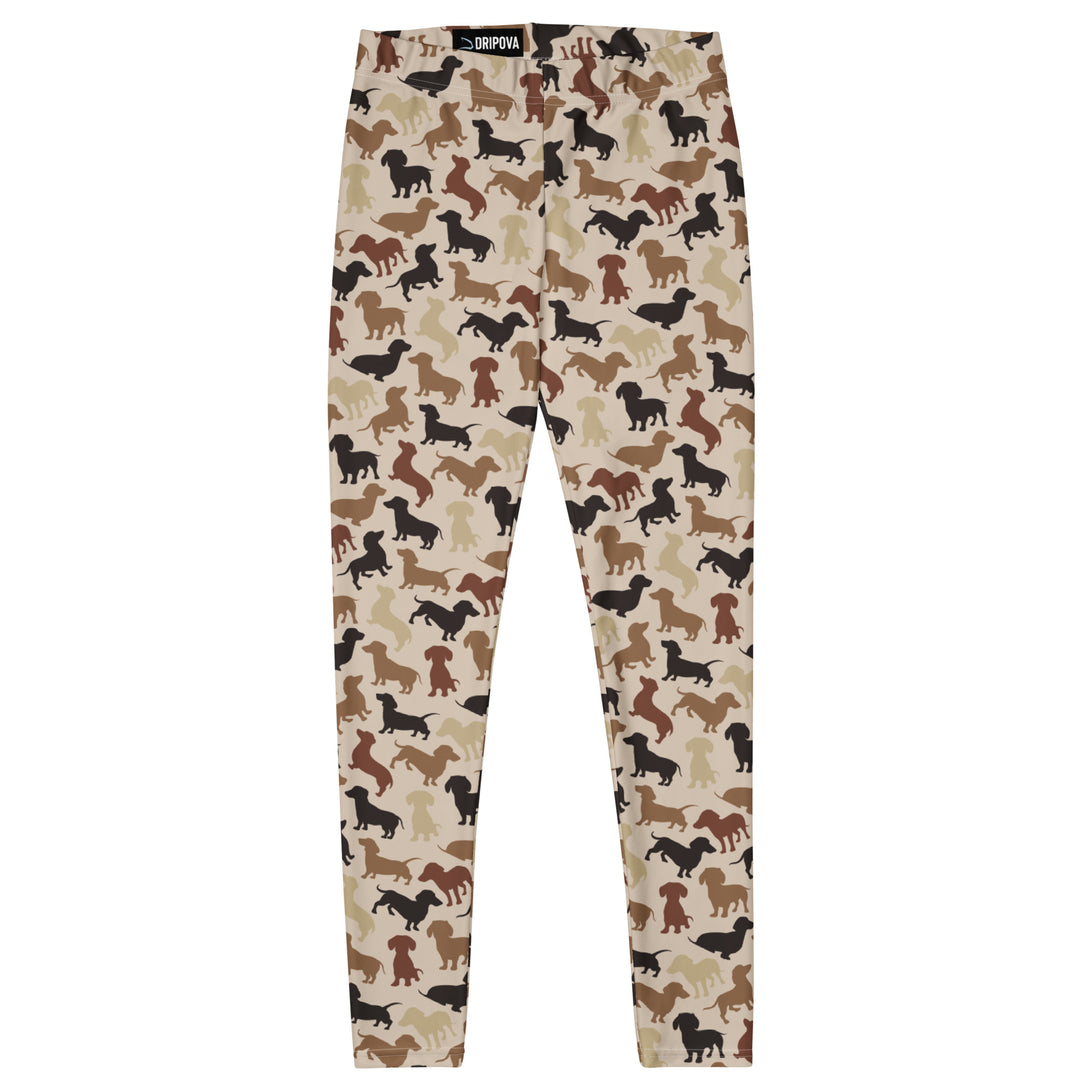 Dachshund Patrol Camo Leggings