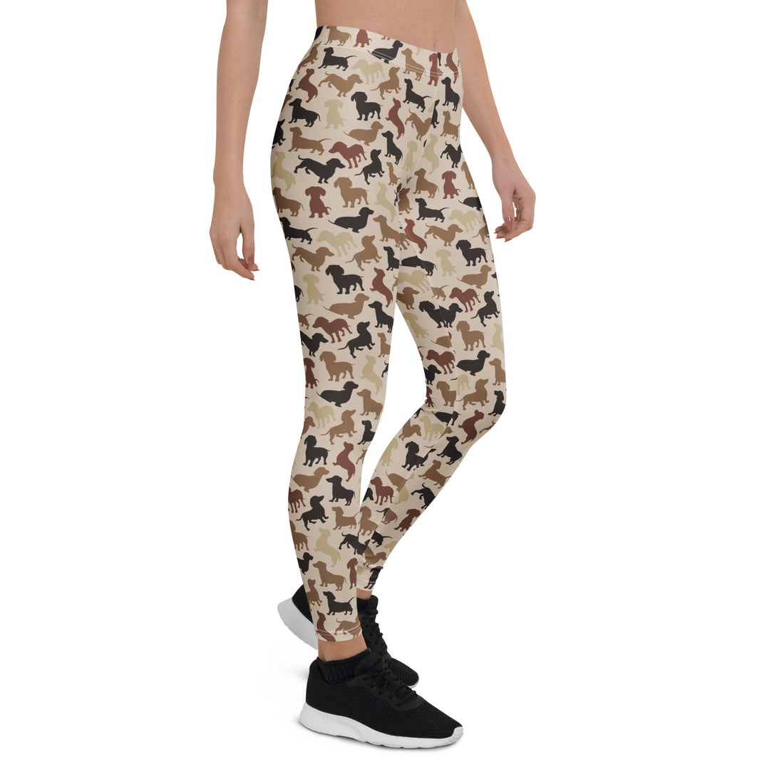 Dachshund Patrol Camo Leggings