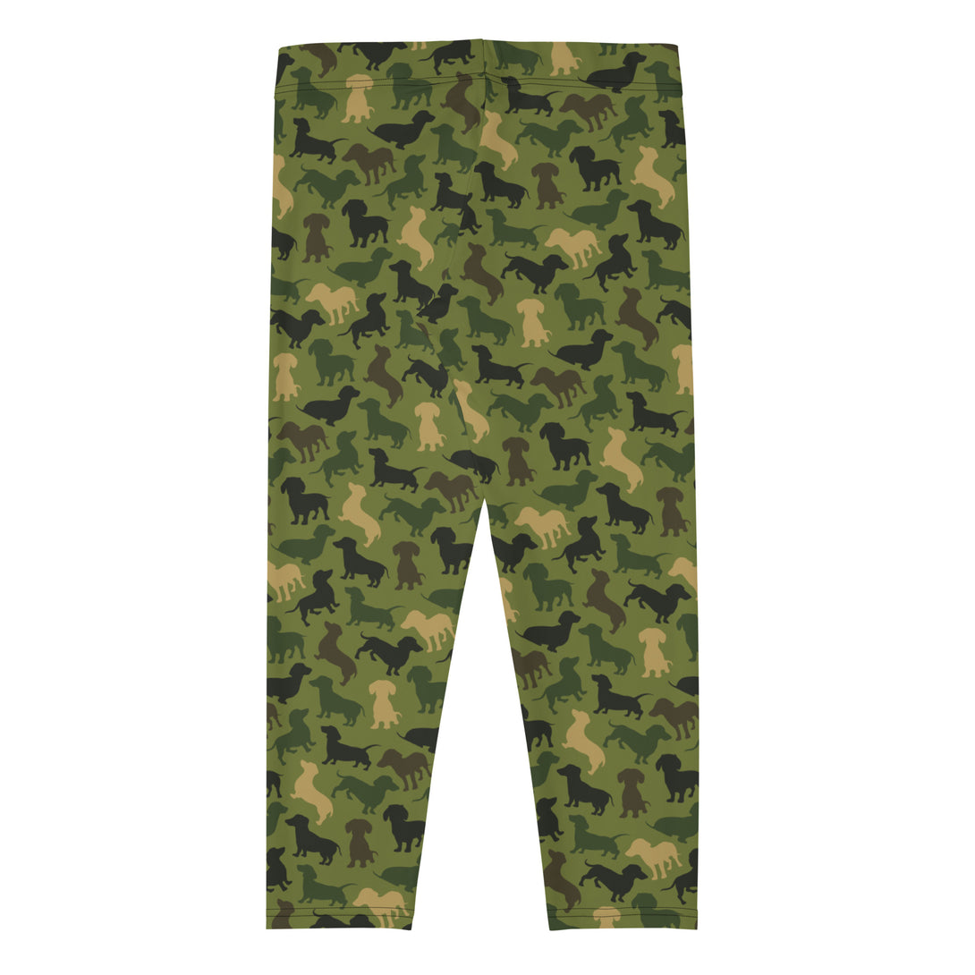 Dachshund Patrol Camo Capris