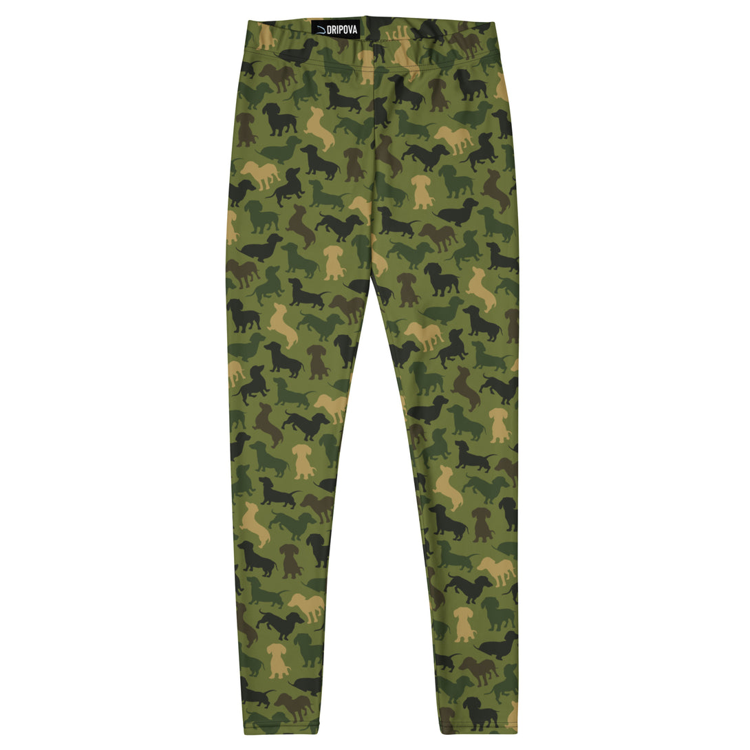 Dachshund Patrol Camo Leggings