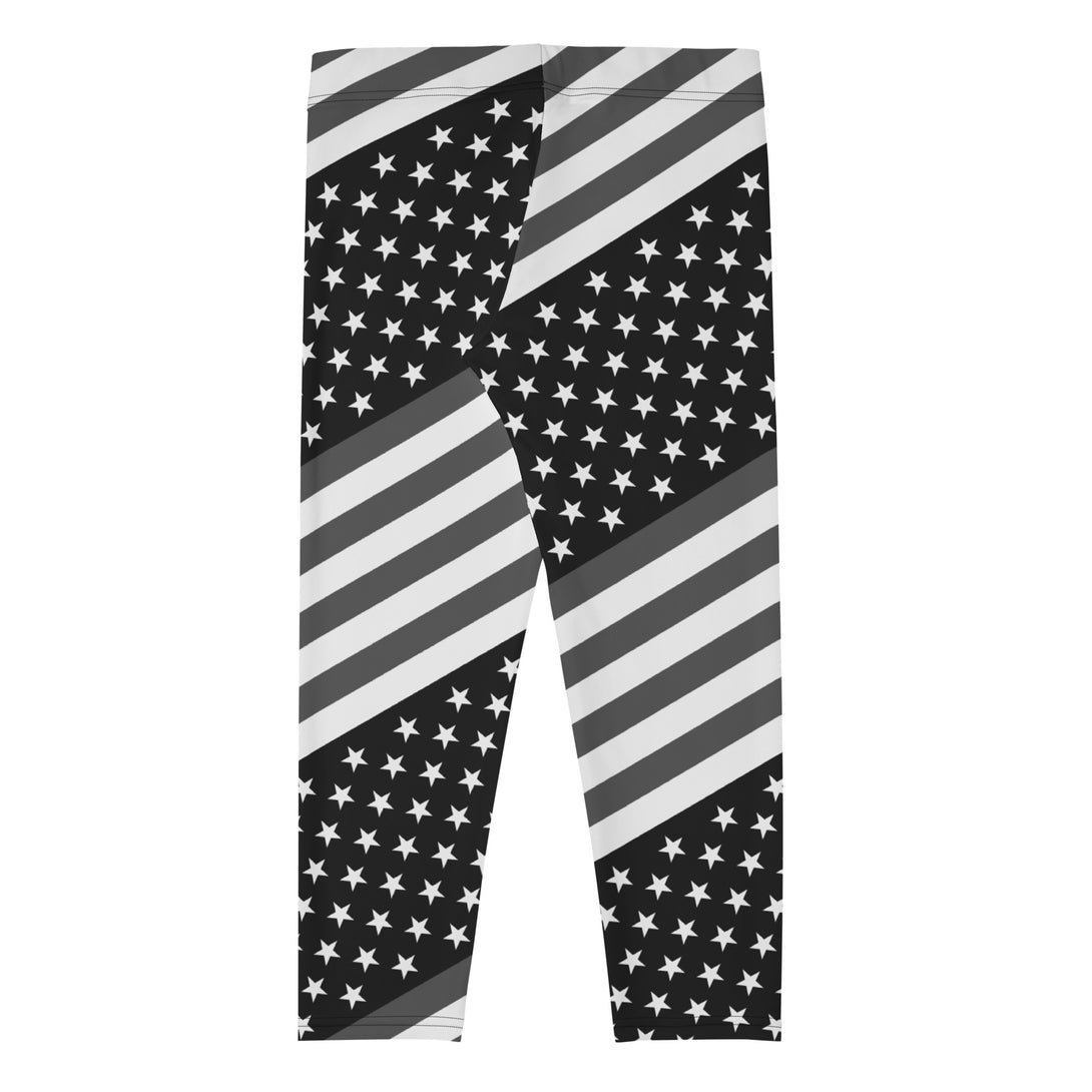 Diagonal Glory American Flag Capris