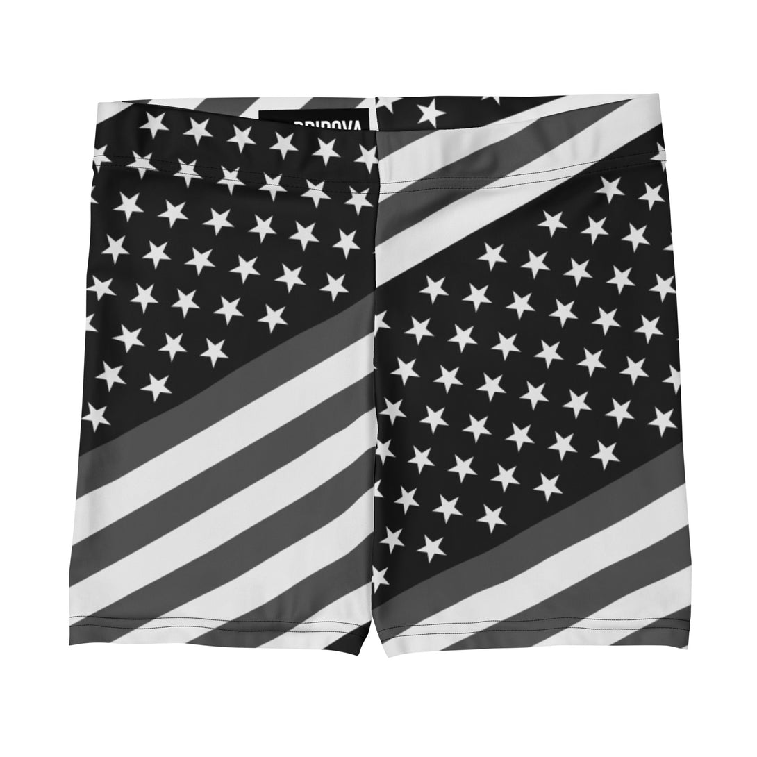 Diagonal Glory American Flag Shorts