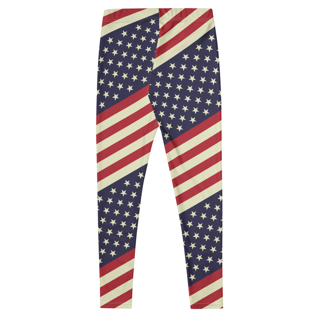 Diagonal Glory American Flag Leggings
