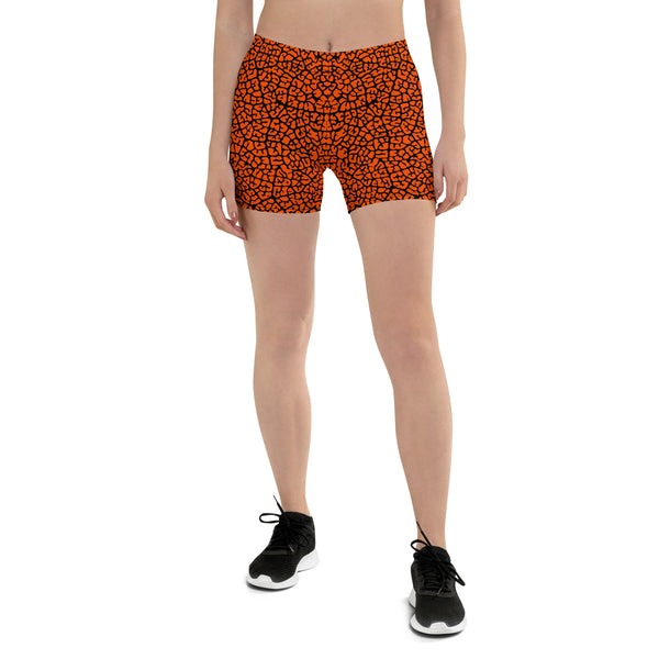 Dusky Crackle Pattern Shorts