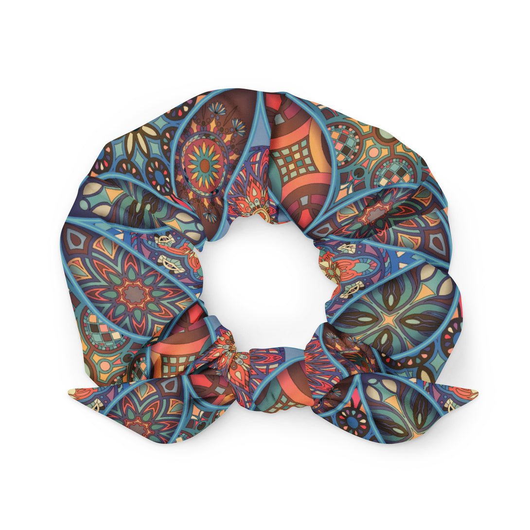Enchanted Mirage Mandala Scrunchie