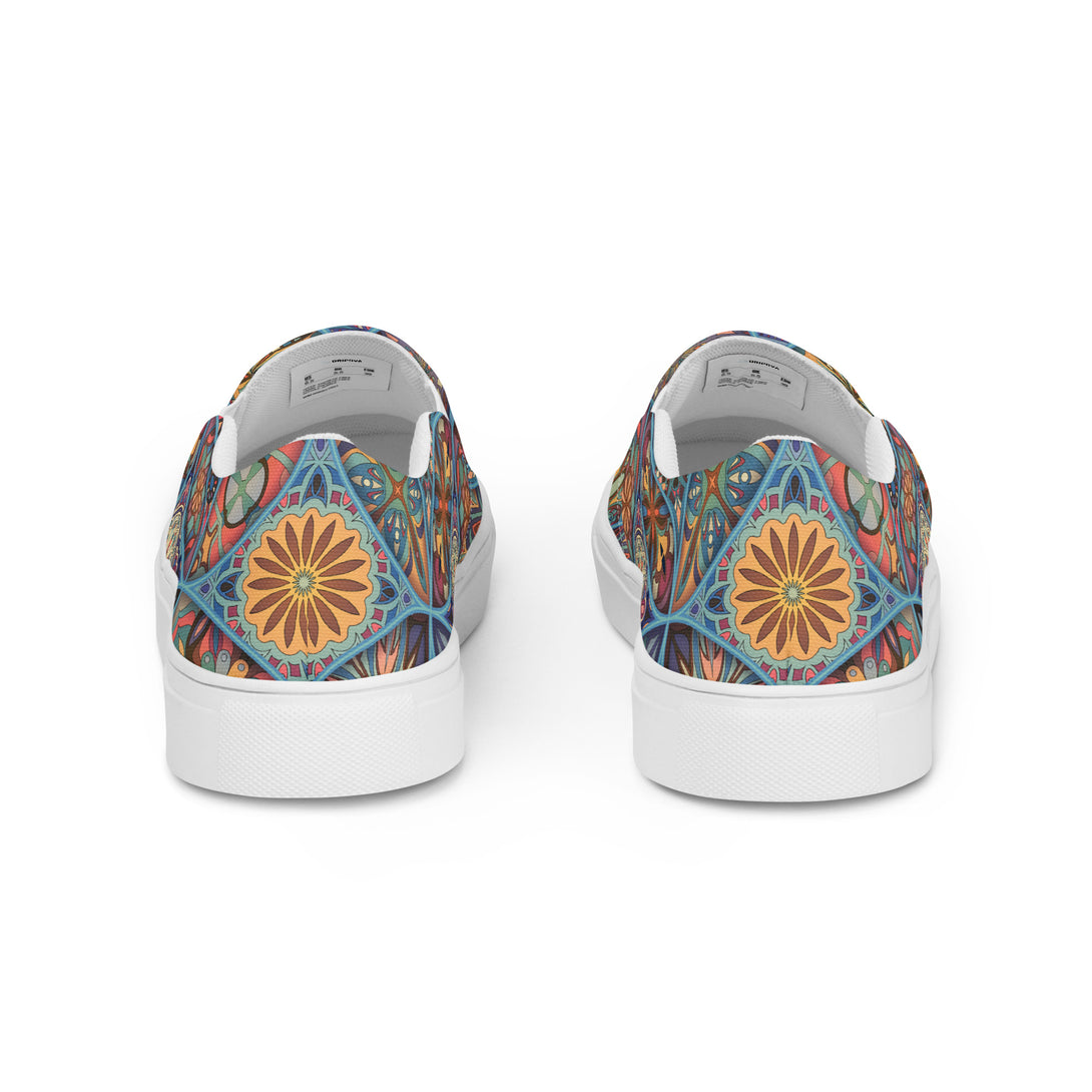Enchanted Mirage Mandala Slip-On Canvas Shoes