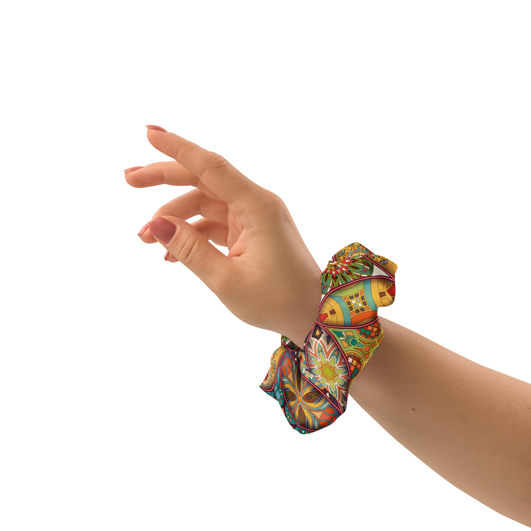 Enchanted Mirage Mandala Scrunchie