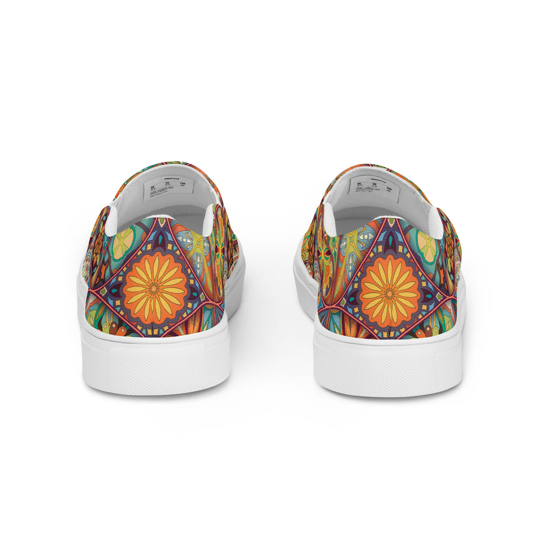 Enchanted Mirage Mandala Slip-On Canvas Shoes