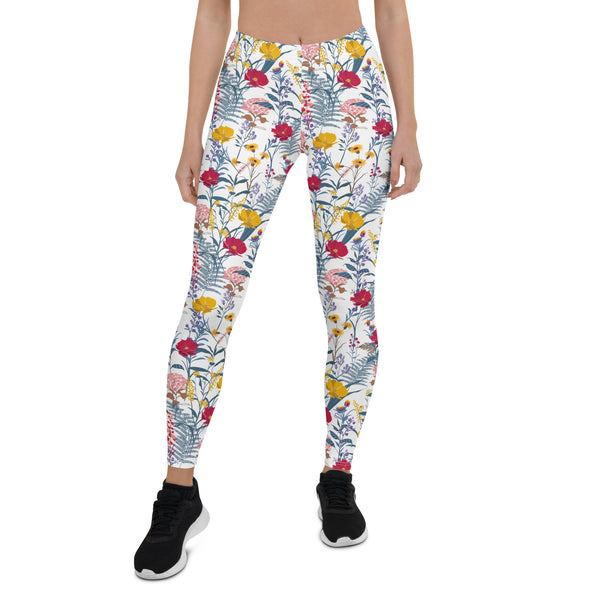 Garden Floral Patterned Leggings