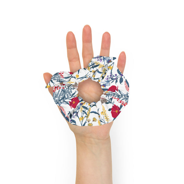 Garden Floral Patterned Scrunchie