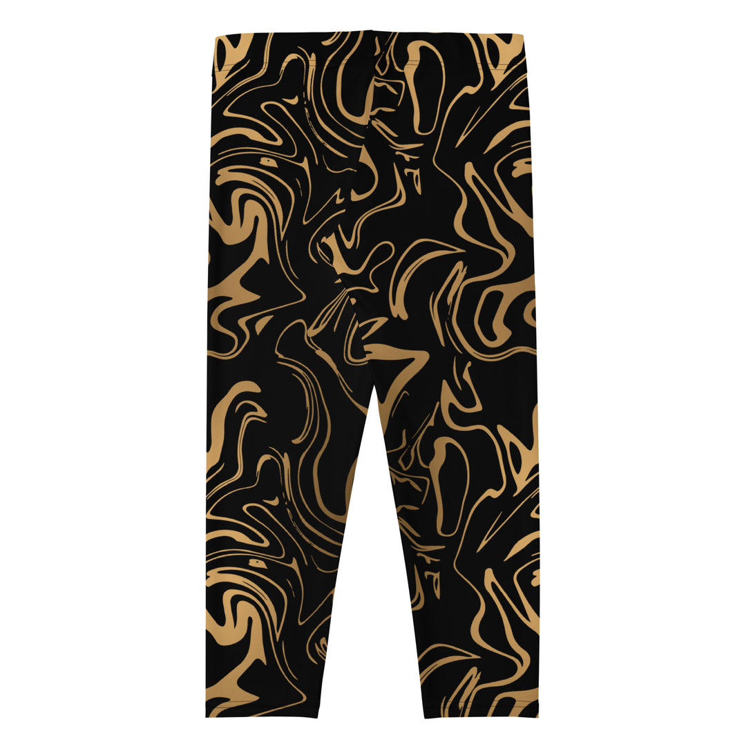 Golden Mirage Liquid Marble Capris