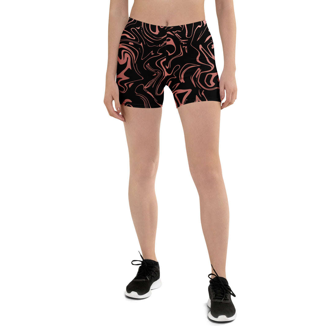 Golden Mirage Liquid Marble Shorts