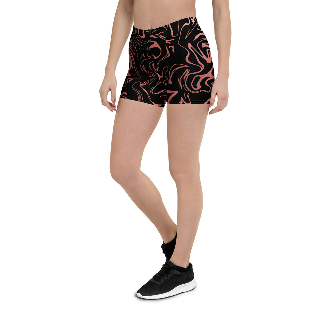 Golden Mirage Liquid Marble Shorts