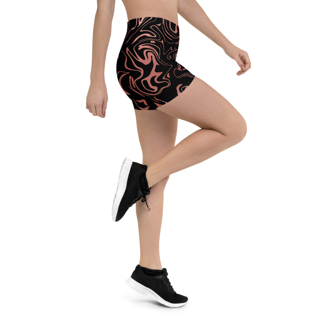 Golden Mirage Liquid Marble Shorts