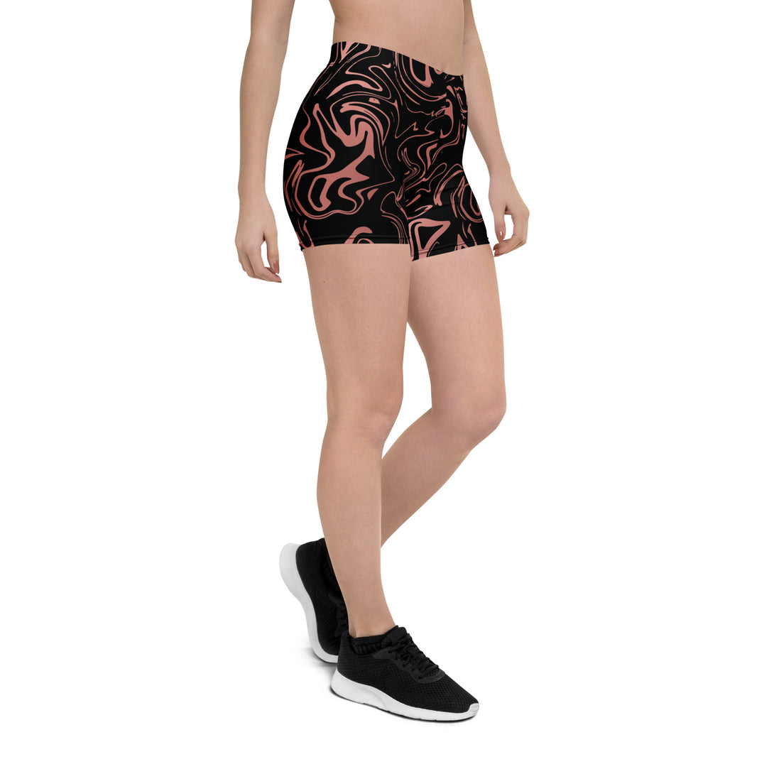 Golden Mirage Liquid Marble Shorts