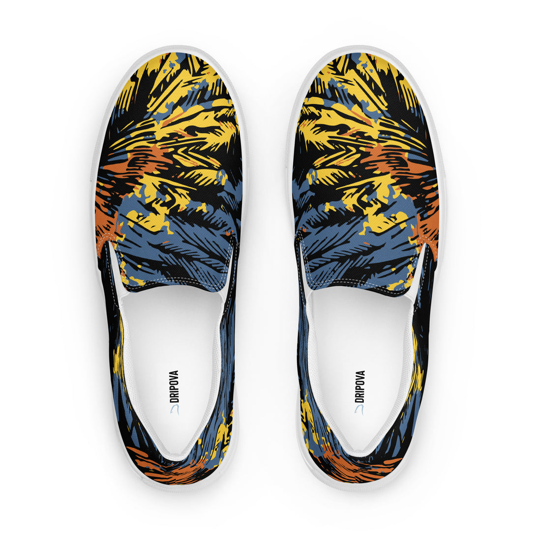 Grunge Spirit Featherstorm Slip-On Canvas Shoes