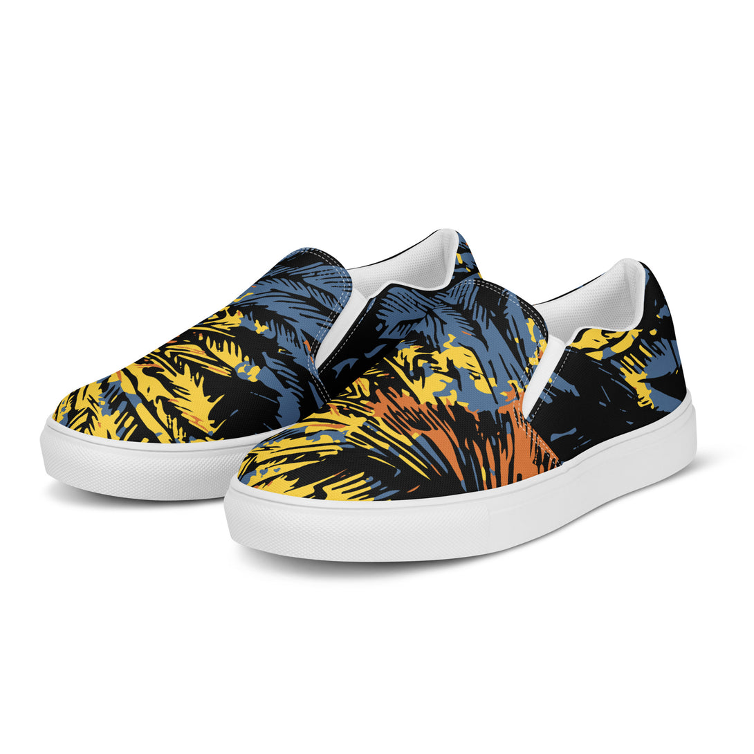 Grunge Spirit Featherstorm Slip-On Canvas Shoes