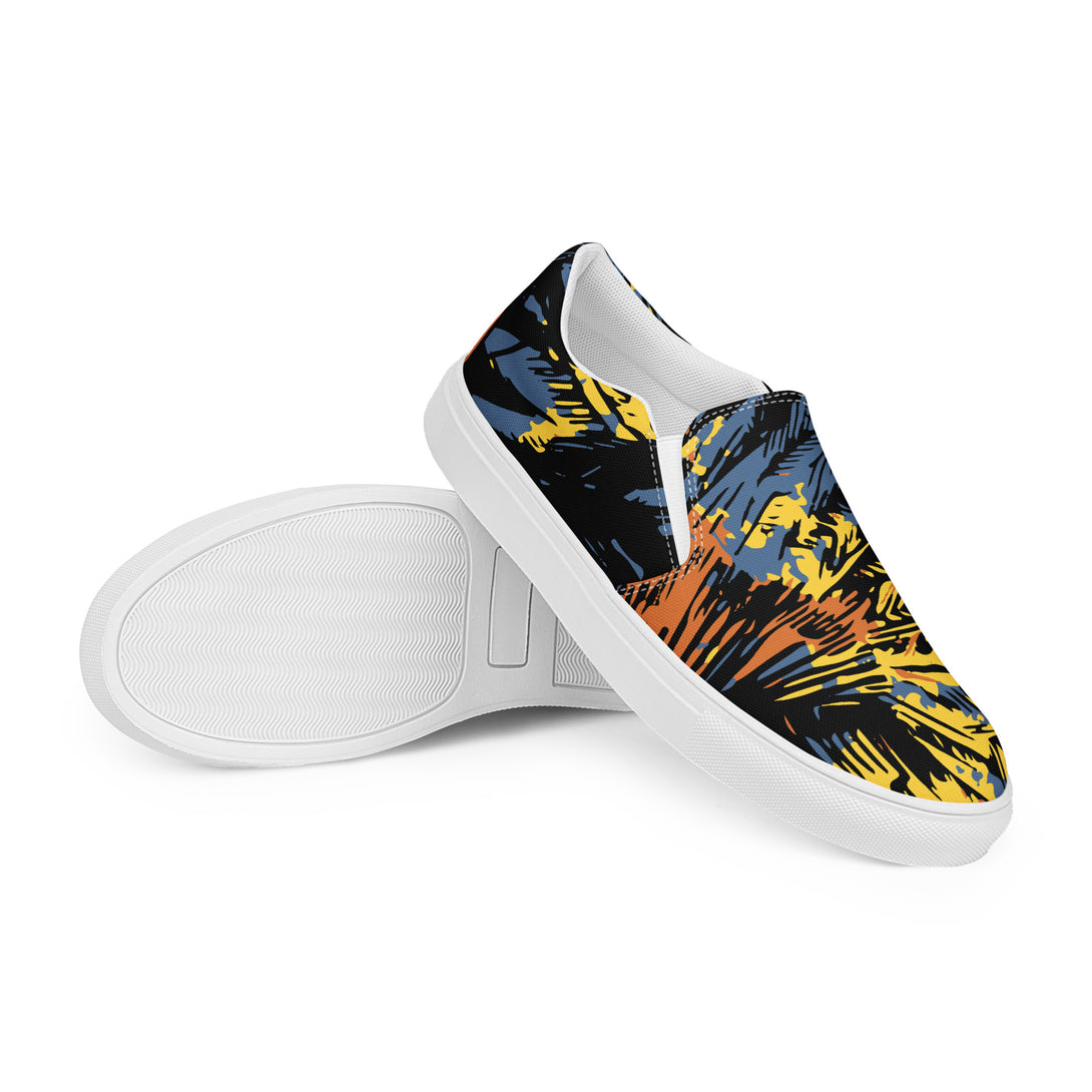 Grunge Spirit Featherstorm Slip-On Canvas Shoes