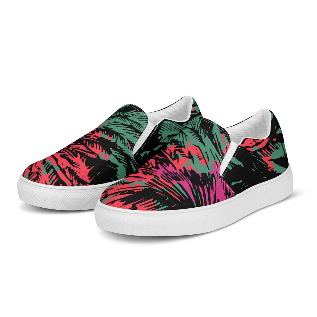 Grunge Spirit Featherstorm Slip-On Canvas Shoes