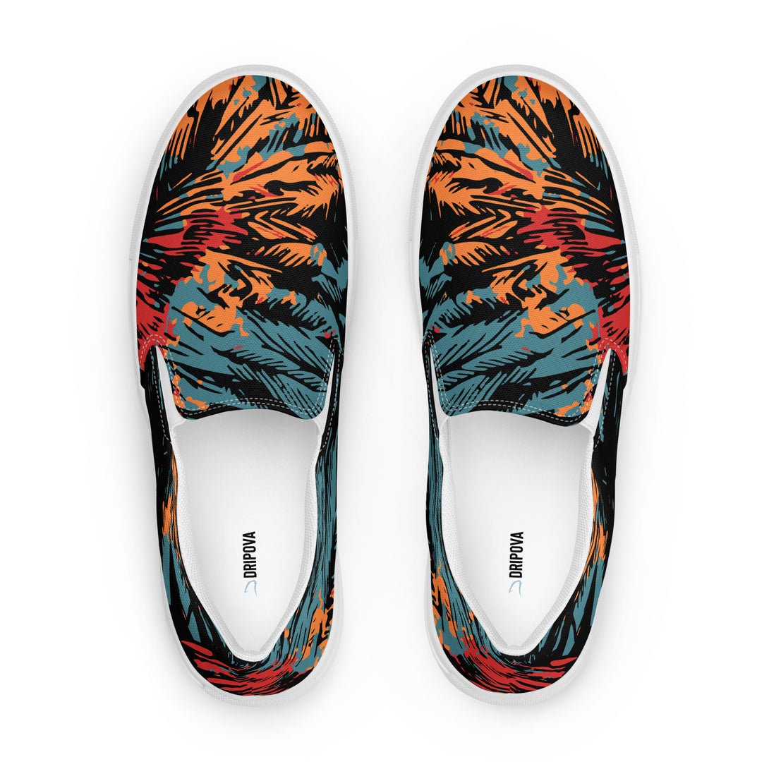 Grunge Spirit Featherstorm Slip-On Canvas Shoes