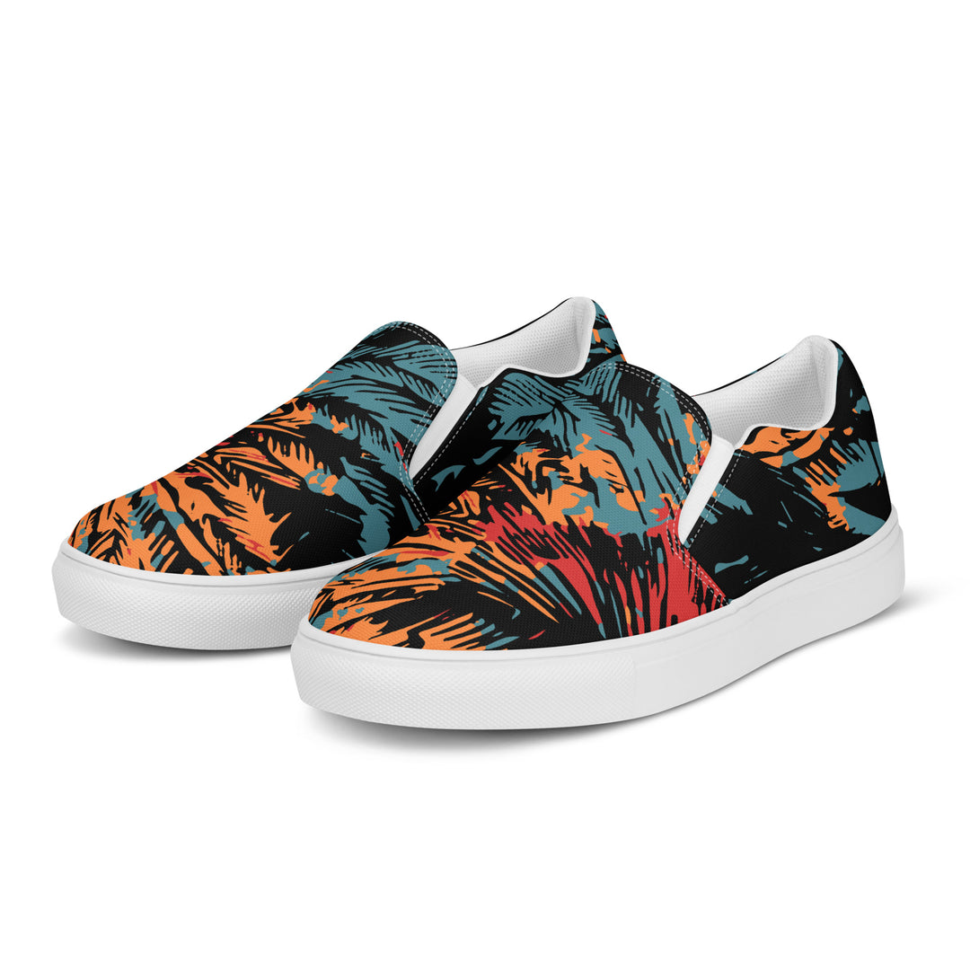 Grunge Spirit Featherstorm Slip-On Canvas Shoes