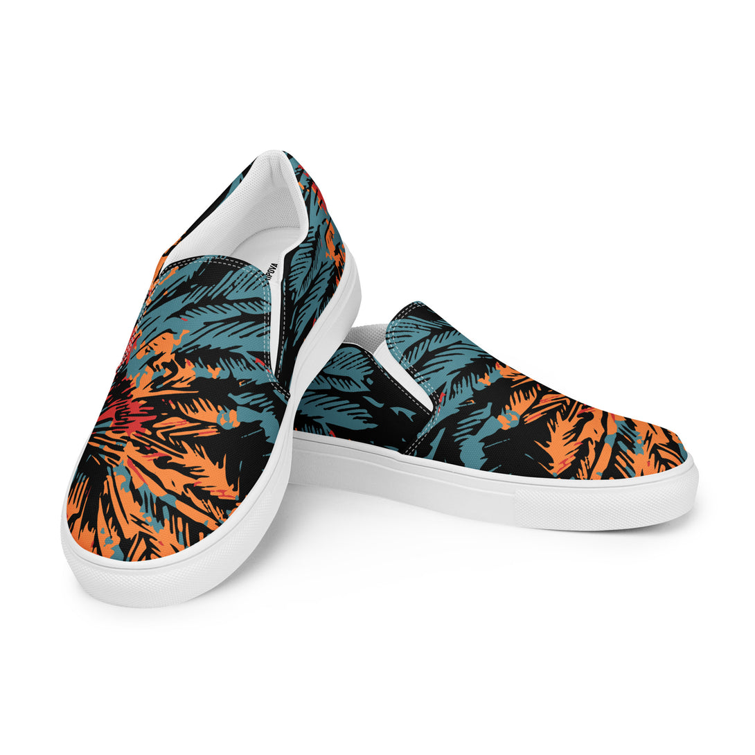 Grunge Spirit Featherstorm Slip-On Canvas Shoes
