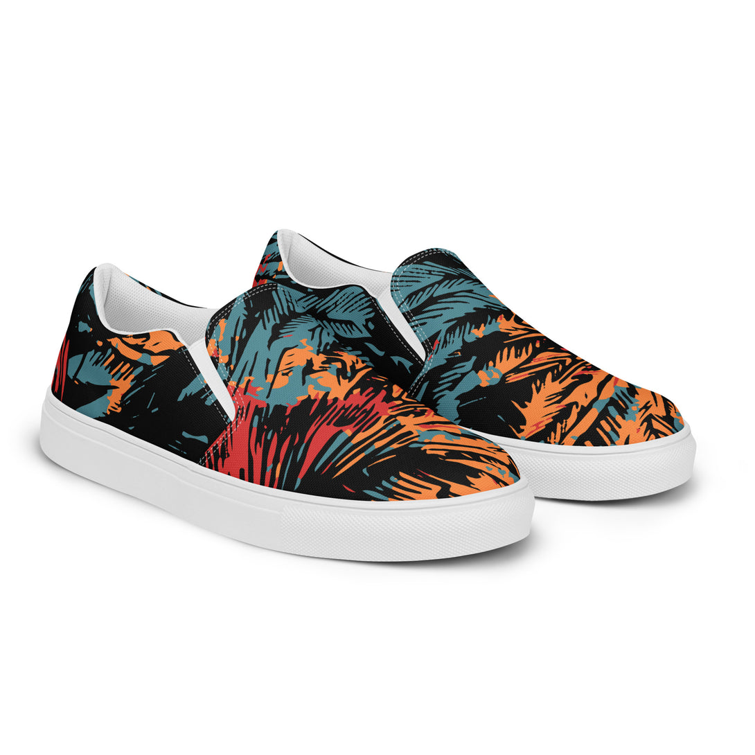 Grunge Spirit Featherstorm Slip-On Canvas Shoes