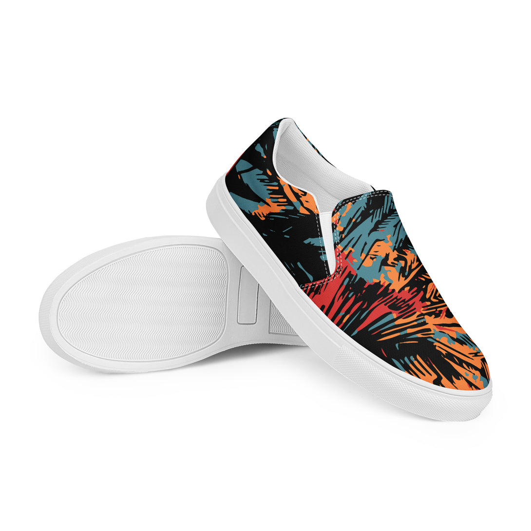 Grunge Spirit Featherstorm Slip-On Canvas Shoes