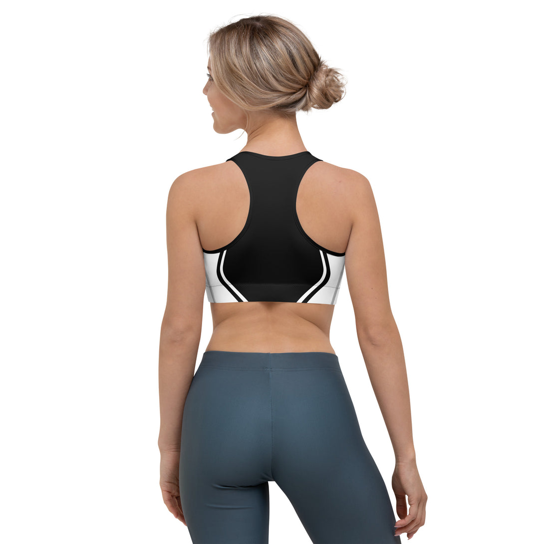 Heart Shaped Carve Black Sports Bra