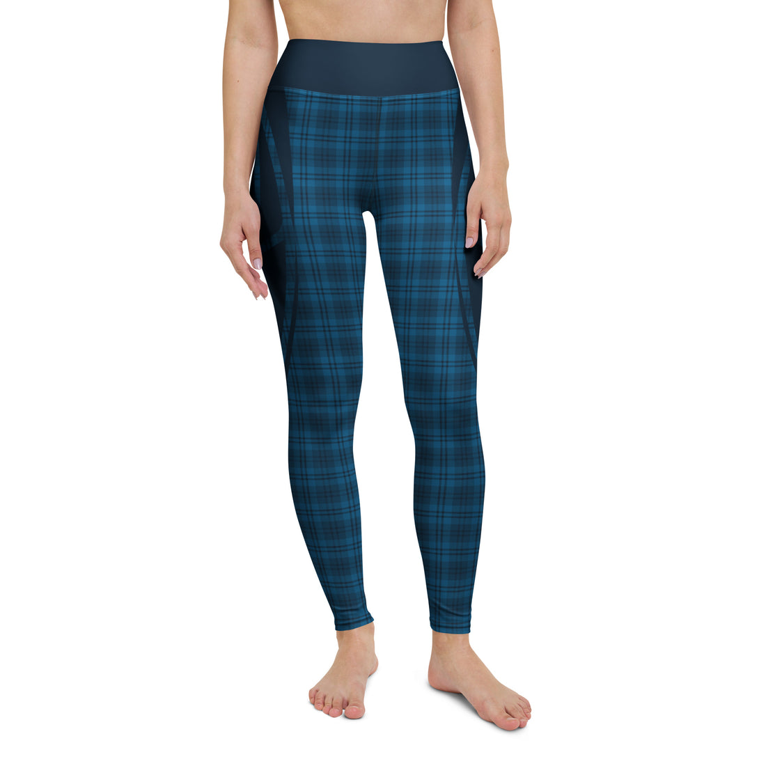Heart Shaped Crave Plaid Yoga Leggings