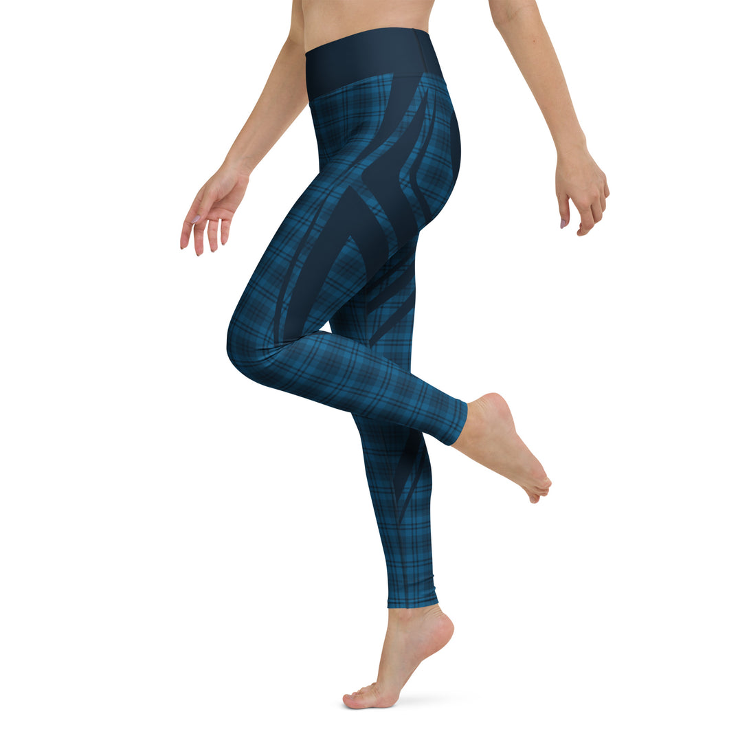 Heart Shaped Crave Plaid Yoga Leggings