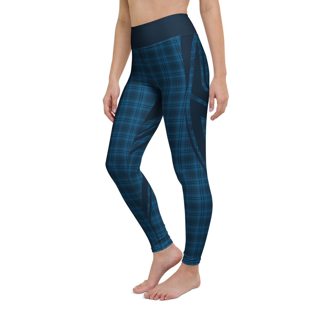 Heart Shaped Crave Plaid Yoga Leggings