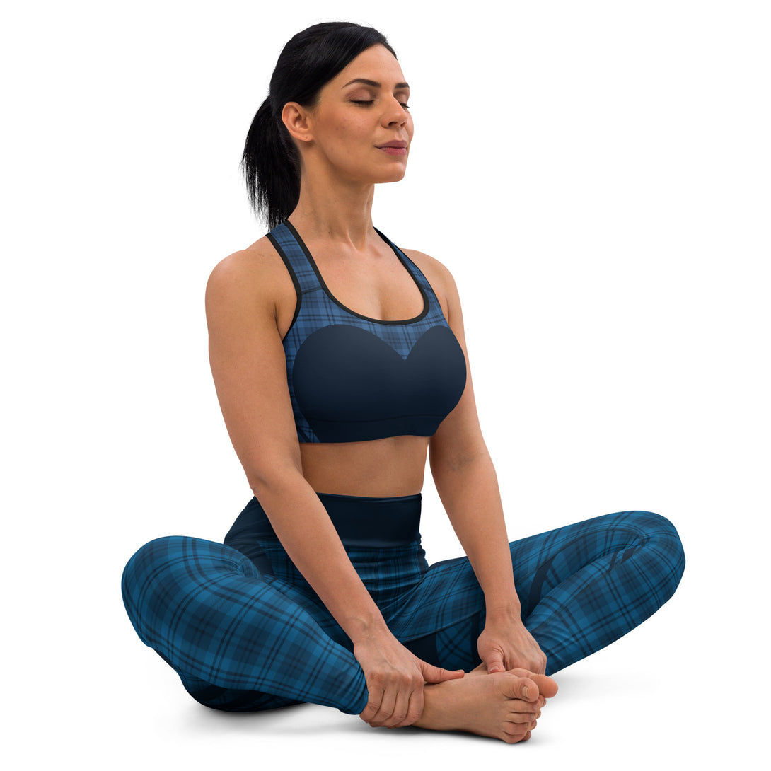Heart Shaped Crave Plaid Yoga Leggings