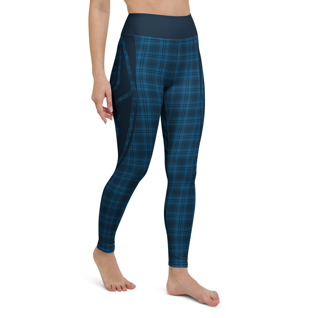 Heart Shaped Crave Plaid Yoga Leggings