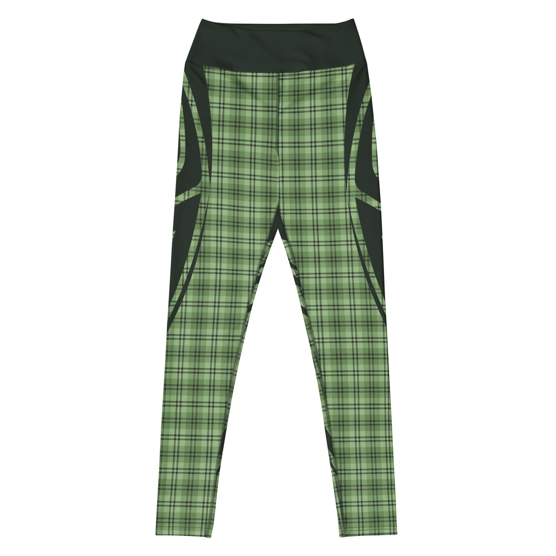 Heart Shaped Crave Plaid Yoga Leggings