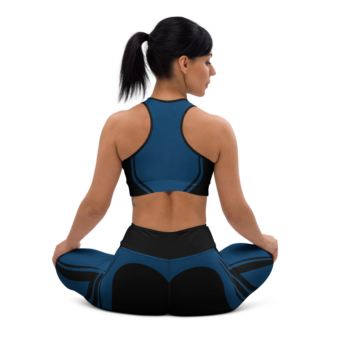 Heart Shaped Wave Sports Bra