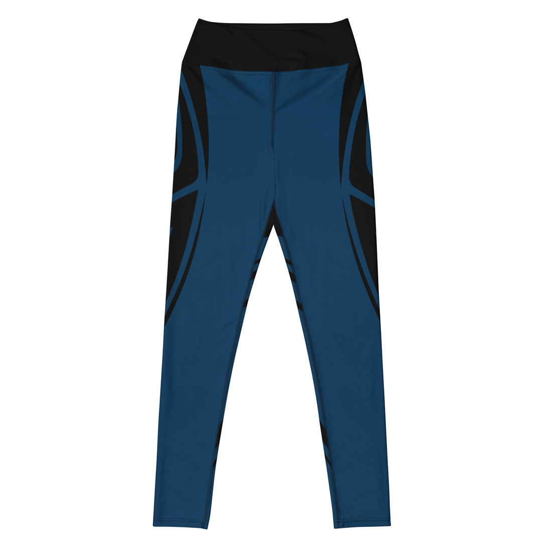 Heart Shaped Wave Yoga Leggings