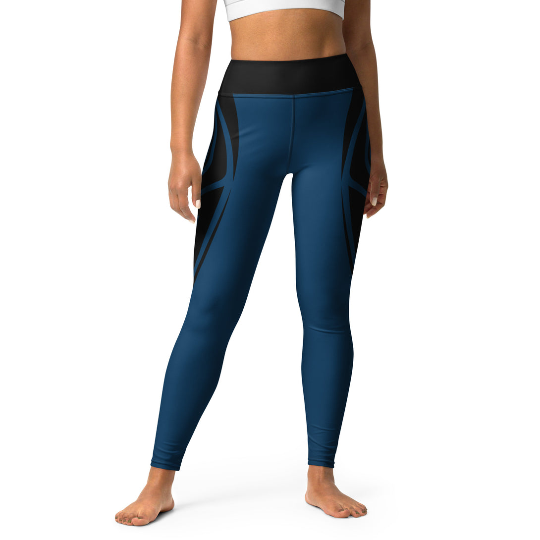 Heart Shaped Wave Yoga Leggings
