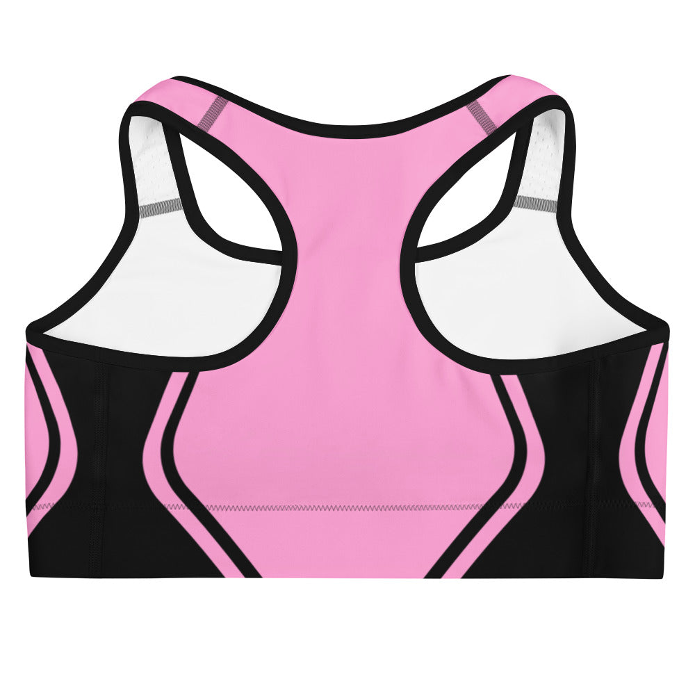 Heart Shaped Wave Sports Bra