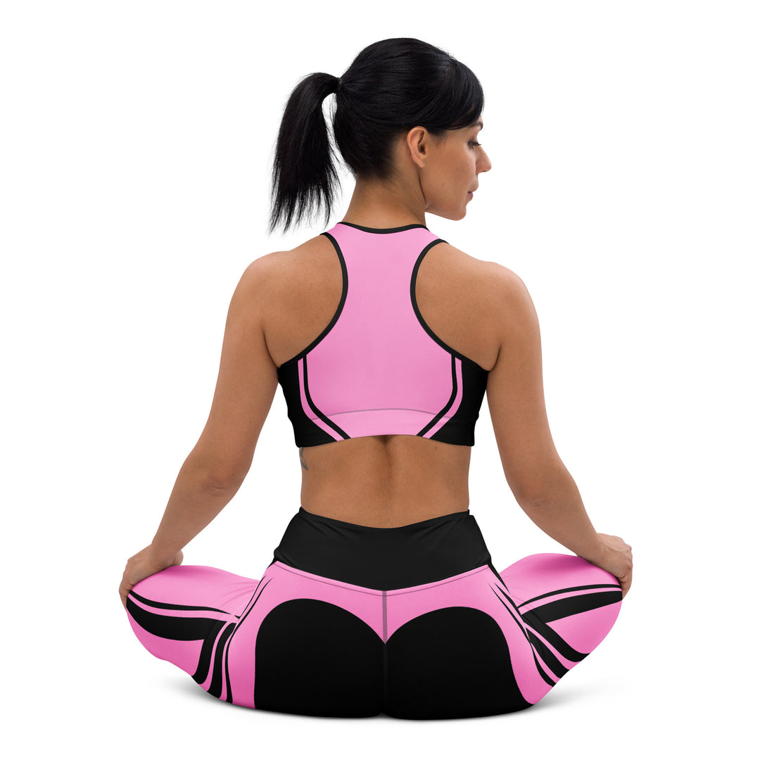 Heart Shaped Wave Sports Bra