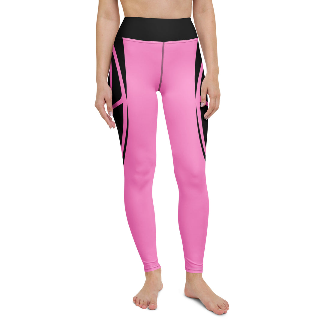 Heart Shaped Wave Yoga Leggings