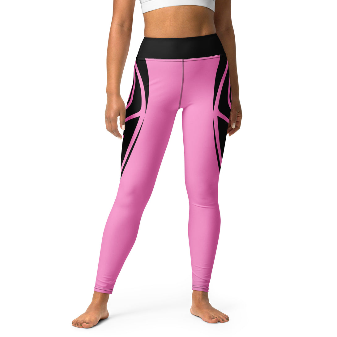 Heart Shaped Wave Yoga Leggings