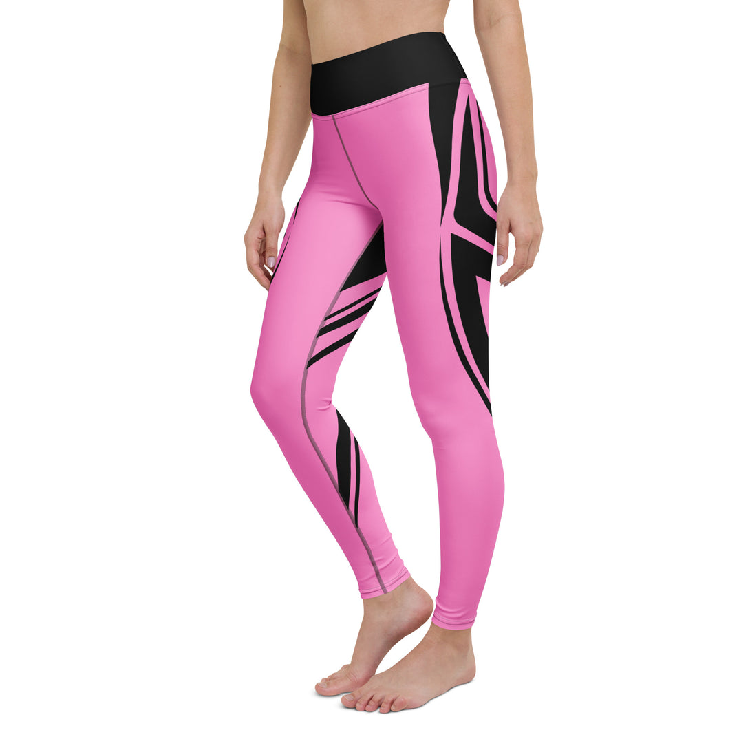 Heart Shaped Wave Yoga Leggings