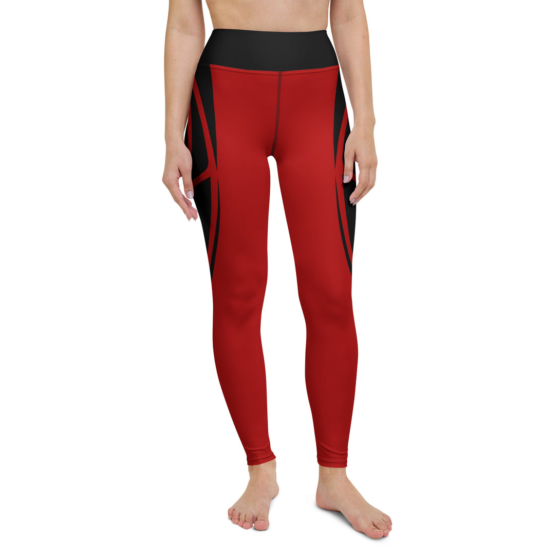 Heart Shaped Wave Yoga Leggings